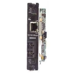 IMC NETWORKS CORP. IMC iMcV-LIM UTP to Fiber Media Converter RoHS Complaint - 1 x RJ-45 , 1 x ST Duplex - 10/100Base-TX