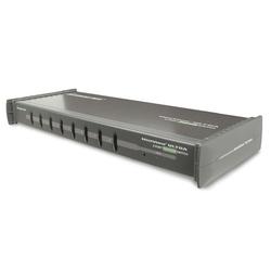 IOGEAR MiniView Ultra GCS138 KVM Switch - 8 x 1 - 8 x mini-DIN (PS/2) Keyboard, 8 x mini-DIN (PS/2) Mouse, 8 x HD-15 Video - Rack-mountable