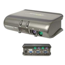 IOGEAR IOGear 2 Port Miniview SE KVM PS/2 with Cables