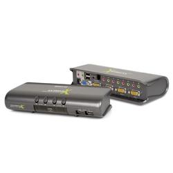 IOGEAR IOGear MiniView Extreme Multimedia KVMP 4-Port Switch with Cables