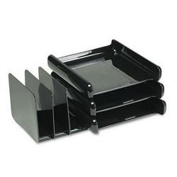 RubberMaid Im ge® Series Combination Sorter, 18-3/8w x 12-5/8d x 6-7/8, Black (RUB17371)