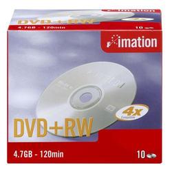 IMATION ENTERPRISES CORP Imation 4x DVD+RW Media - 4.7GB - 10 Pack