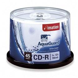 IMATION ENTERPRISES CORP Imation AquaGuard 52x CD-R Media - 700MB - 45 Pack