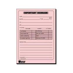 Universal Office Products Important Message Pad, Pink, 4-1/4x5-1/2 Form, 50 Sheets/Pad, Dozen (UNV48023)