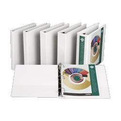 Samsill Corporation Insertable Binders, 1-1/2 Capacity, 8-1/2 x11 , White (SAM18957)