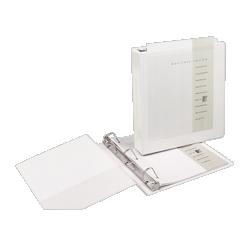 Samsill Corporation Insertable D-Ring Binder, 1-1/2 Cap, 11 x8-1/2 , White (SAM16757)