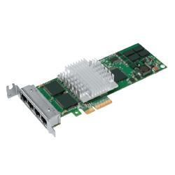 INTEL - NETWORKING Intel PRO/1000 PT Quad Port LP Server Adapter - PCI Express - 4 x RJ-45 - 10/100/1000Base-T (EXPI9404PTLBLK)