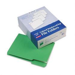 Esselte Pendaflex Corp. Interior Grid File Folders, Top Tab, 1/3 Cut/Assorted, Green, Letter, 100/Box (ESSR15213BGR)