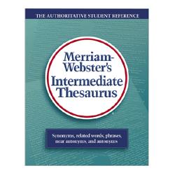 Merriam-Webster Hardback Intermediate Thesaurus,Laminated H.Cover,7-1/4 x9-1/2 ,Teal (MER76)