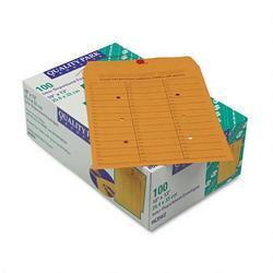 Quality Park Products Interoffice Envelopes Box Style Kraft String-Tie Printed 2 Sides, 10x13, 100/Ctn (QUA63562)