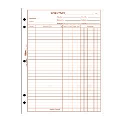 Tops Business Forms Inventory Sheets, 8-1/2 x11 , White Bond Paper (TOP34771)