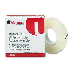 Universal Office Products Invisible Tape, 1/2 x 1296 , 1 Core (UNV81236)
