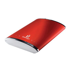 IOMEGA Iomega 160GB eGo Portable USB 2.0 External Hard Drive - Cherry Red