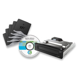 IOMEGA Iomega REV 70GB SATA Server Backup and Disaster Recovery Kit - BrightStor ARCserve Software - 4200 rpm