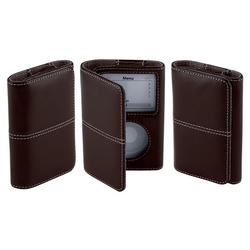 Jensen JENSEN/ME JP1232V Brown Leather-Like Case For iPod Video