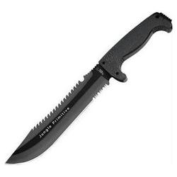 Sog Jungle Primitive, Kraton Handle, Black Blade, Nylon Sheath