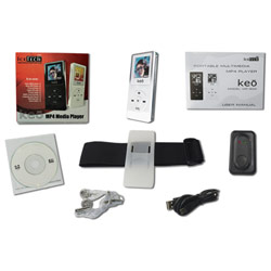 iceTECH, USA KEO (MP-833-333) iceTECH mp4/mp3 media player (white) 2Gb