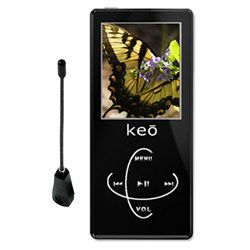 iceTECH, USA KEO iceTECH media player (black, 1Gb), built-in car FM Transmitter