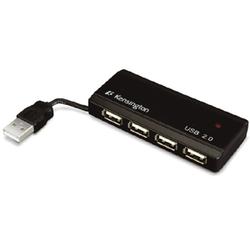 KENSINGTON TECHNOLOGY GROUP Kensington 33399 PocketHub USB 2.0 Mini Hub - 4 x 4-pin Type A USB 2.0 - USB Downstream, 1 x 4-pin Type A USB 2.0 - USB Upstream - External