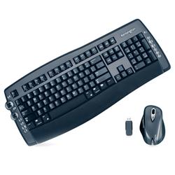 KENSINGTON TECHNOLOGY GROUP Kensington 64390 PilotBoard Laser Wireless Desktop Set - Keyboard - Wireless - Mouse - Laser - Type A - USB - Receiver