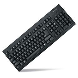 KENSINGTON TECHNOLOGY GROUP Kensington Keyboard for Life - w/PS2 Adapter - USB - 104 Keys - Black