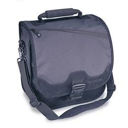 Kensington Saddle Bag Notebook Case - Top Loading - Fabric - Black