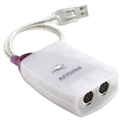 Keyspan USB Twin Serial Adapter - 2 x 8-pin mini-DIN RS-422 Serial - USB