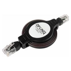 Keyspan ZIP-LINQ Retractable Phone/Modem Cable - 1 x RJ-12 - 1 x RJ-12 - 4ft