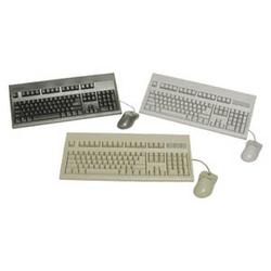 KEYTRONICS Keytronic E03601 Keyboard and Optical Mouse - Keyboard - Cable - Membrane - 104 Keys - Mouse - Optical - mini-DIN (PS/2) - Keyboard, mini-DIN (PS/2) - Mouse