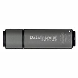 Kingston 2GB DataTraveler Secure with 256bit AES Hardware-Based Encryption USB2.0 Flash Drive - 2 GB - USB