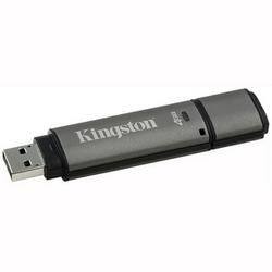 Kingston 4GB DataTraveler Secure with 256bit AES Hardware-Based Encryption USB2.0 Flash Drive - 4 GB - USB