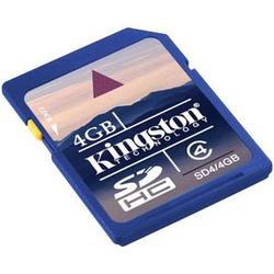 Kingston 4GB Secure Digital High Capacity Card (Class 4)