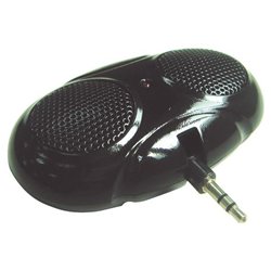 Kinyo ArtDio MS-20 Portable Speaker System - 2.0-channel - 1W (RMS) - Black