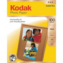 KODAK Kodak Glossy Photo Paper - Letter - 8.5 x 11 - Glossy - 100 x Sheet - White