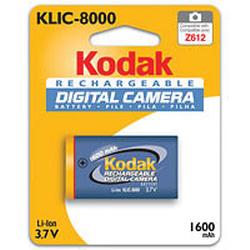 KODAK Kodak KLIC-8000 Lithium Ion Digital Camera Battery - Lithium Ion (Li-Ion) - 3.7V DC - Photo Battery