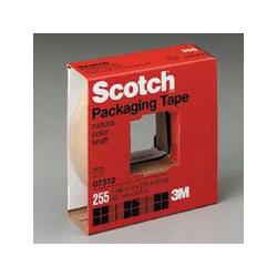 3M Kraft Packaging Tape, 36mm x 55m, 3 Core, Natural Color (MMM255112)