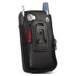 Krusell 89183 Classic Multidapt Leather case with spring clip for PalmOne Treo 600 and 650