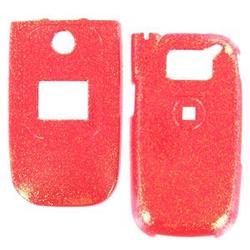 Wireless Emporium, Inc. LG CU400 Glitter Red Snap-On Protector Case Faceplate