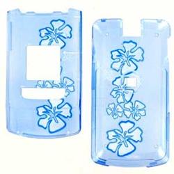 Wireless Emporium, Inc. LG CU500 Trans. Blue Hawaii Snap-On Protector Case Faceplate