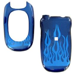 Wireless Emporium, Inc. LG VX8300 Blue Flame Snap-On Protector Case Faceplate