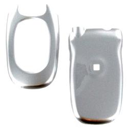 Wireless Emporium, Inc. LG VX8300 Silver Snap-On Protector Case Faceplate