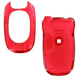 Wireless Emporium, Inc. LG VX8300 Trans. Red Snap-On Protector Case Faceplate