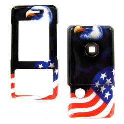 Wireless Emporium, Inc. LG VX8500 Chocolate Eagle w/Flag Snap-On Protector Case