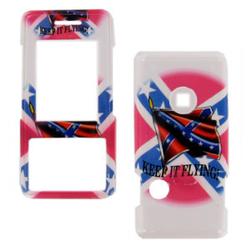 Wireless Emporium, Inc. LG VX8500 Chocolate Rebel Flag Snap-On Protector Case