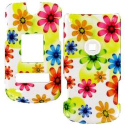 Wireless Emporium, Inc. LG VX8600 Colorful Daisies Snap-On Protector Case
