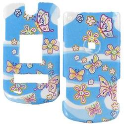 Wireless Emporium, Inc. LG VX8600 Flowers & Butterflies Snap-On Protector Case