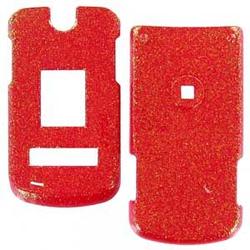 Wireless Emporium, Inc. LG VX8600 Glitter Red Snap-On Protector Case