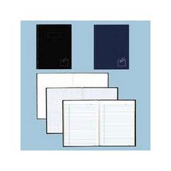 Rediform Office Products Leather-Look Business Notebook, Quadrille Rule, 9-1/4x7-1/4, 192 Pages, Black (REDA9Q)