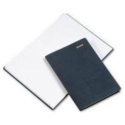 Daytimer/Acco Brands Inc. Leatherlike Journal, 5-1/2 x 7-3/4, Black (DTM12961A)