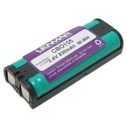 Lenmar CB0105 Nickel-Metal Hydride Cordless Phone Battery - Nickel-Metal Hydride (NiMH) - 2.4V DC - Phone Battery